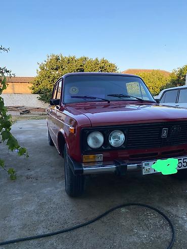 lada sukanı: VAZ 2106 sedan – qırmızı/maroon rəngdə klassik model - Kuzov: 4 — 5