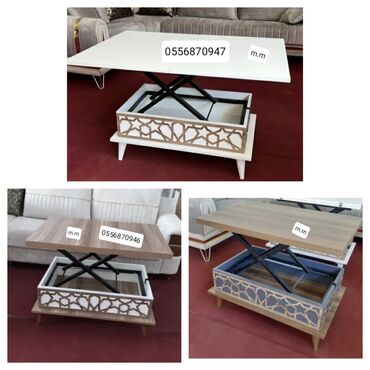 Masalar: Jurnal masası, Yeni, Açılmayan, Laminat, Dördbucaq masa — 8