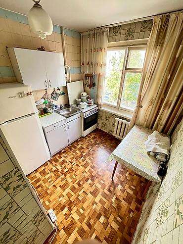 105: 3 комнаты, 59 м², Кок-Жар мкр 105 серия, 3 этаж, Косметический ремонт — 3