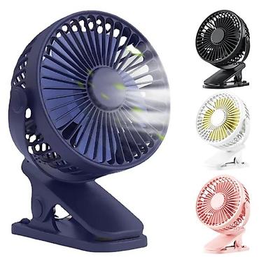 ventilator mini: Portativ Mini Klipsli Ventilyator USB Şarjlı 15sm 3 pərli . ❄️ — 1