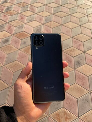 телефон купить бишкек: Samsung Galaxy A12, Б/у, 64 ГБ, цвет - Черный, 2 SIM