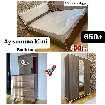 kreditle kunc divanlar: İkinəfərlik çarpayı, Dolab, Yeni — 1
