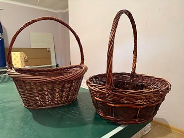 Корзины: Имеется разные корзины, разного размера и дизайна По ценам писать на — 14