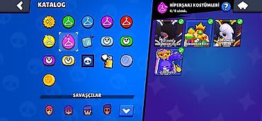 Digər kolleksiyalar: Brawl Stars hesabı – yüksək inkişaf etmiş kolleksiya - Ümumi — 19