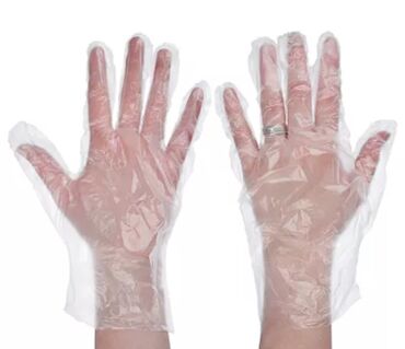 Нитриловые перчатки: Перчатки полиэтиленовые в упаковке 100 шт (50 пар) Производство