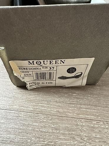 кроксы маквин: Босоножки, 37, Alexander McQueen, Б/у, цвет - Серый — 4