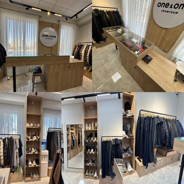 Шкафы: Срочно продается вся мебель для торговли одеждой, почти новая. Мебель — 12