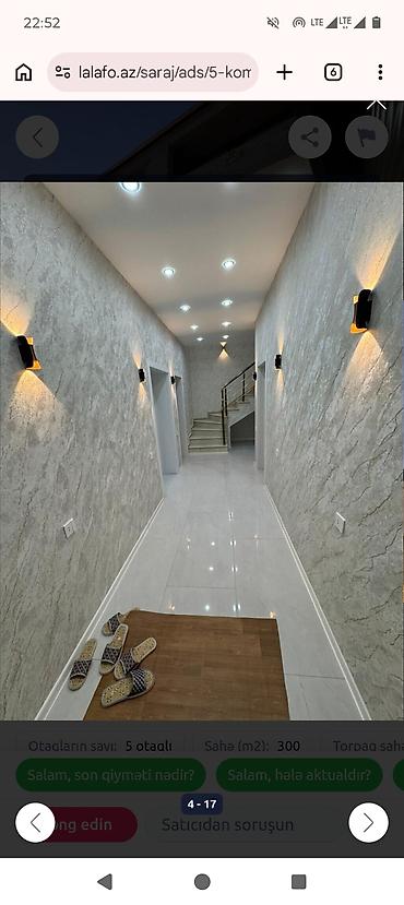 Həyət evi alıram: 300 kv. m, 5 otaqlı — 2