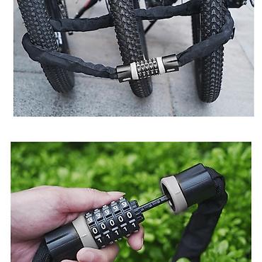 Велоаксессуары: Защитите свой велосипед с уникальным алюминиевым замком-комбинацией  — 10