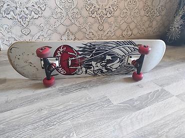 balaca hovuz: Skateboard – klassik gücləndirilmiş taxta və alüminium treklər - — 3