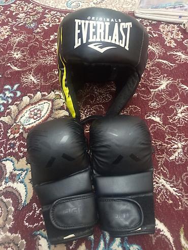 водонепроницаемые перчатки: Набор для бокса/единоборств: - Шлем Everlast Originals – закрытая — 1