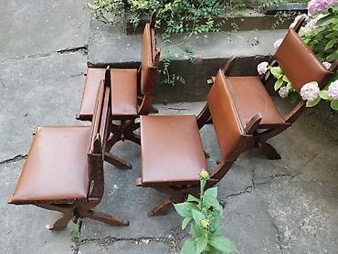 fotelja matis: Stolice retro 6 kom stare preuzimanje lično 1 kom 80 e fiksno — 6