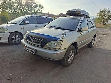 капот белый lexus 470: Lexus RX: 2002 г., 3 л, Автомат, Газ, Универсал — 1