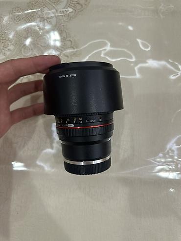 Foto və videokameralar: Samyang 85mm f/1.4 AS IF UMC obyektiv Sony üçün - Fokus məsafəsi: 85 — 2