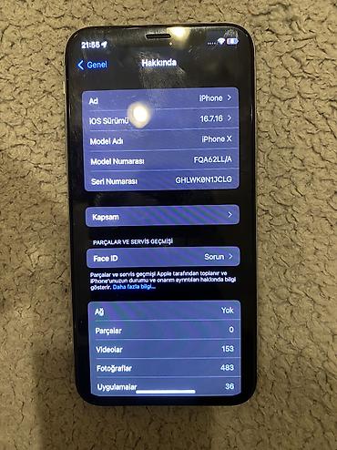 Техника и электроника: IPhone X, 64 ГБ, Белый — 4