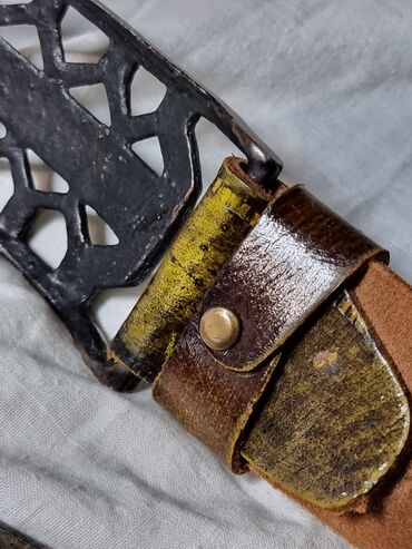 Ремни и пояса: Ремень, Материал: Натуральная кожа, Мужские, Новый — 7