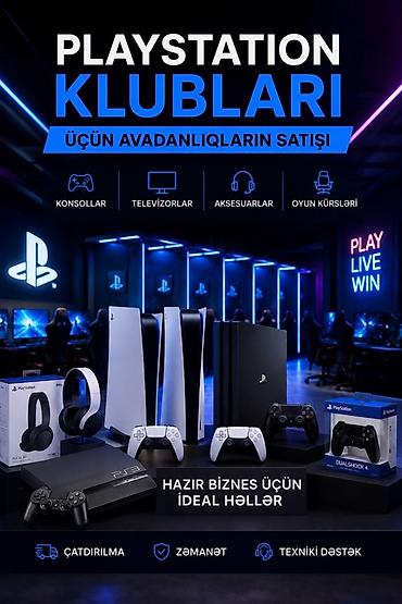 playstation 5 30th: PlayStation klubları üçün avadanlıqların satışı - Konsollar: PS5, PS4 — 1