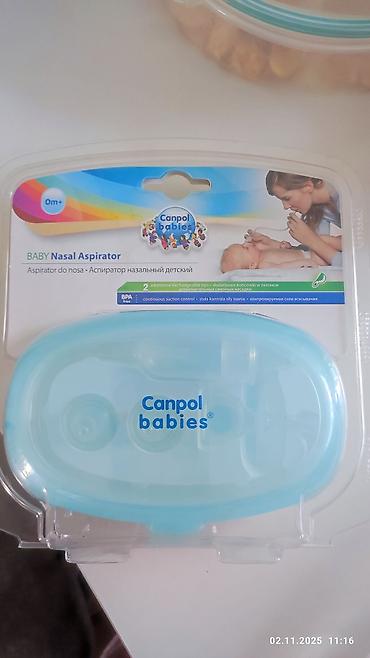 Детский назальный аспиратор Canpol babies (0m+) - Тип: ручной