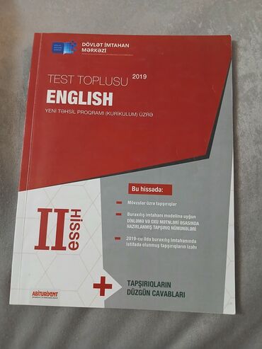 Testlər: İngilis dili Testlər 11-ci sinif, DİM, 2-ci hissə, 2019 il