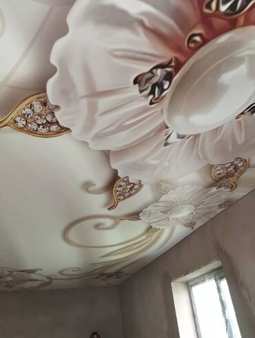 Натяжной потолок: Натяжной потолок 3D потолки, Глянцевое, Матовое Бесплатная консультация, Бесплатный замер, Гарантия — 13