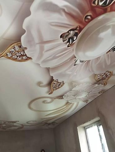 Натяжной потолок: Натяжной потолок Глянцевое, Матовое, 3D потолки Гарантия, Бесплатная консультация, Бесплатный замер — 13