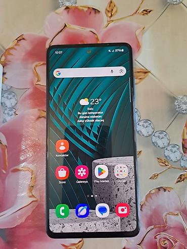 Mobil telefonlar: Samsung Galaxy A52, 128 GB, rəng - Mavi, Barmaq izi — 9