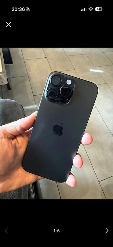 iphone 16 pro islenmis: IPhone 16 Pro, 128 GB, Qara, Face ID, Sənədlərlə, Zəmanət — 2
