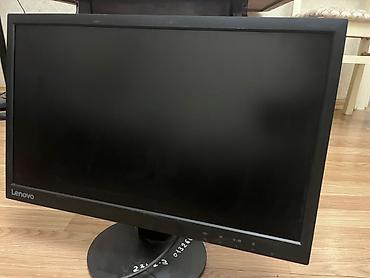 Monitorlar: Lenovo 22" monitor - Ekran ölçüsü: 22 düym, geniş ekran - Girişlər — 1