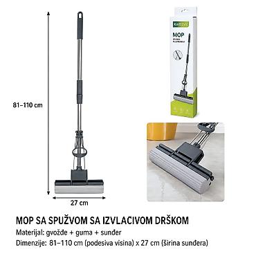 KMT Žičani teleskopski gumeni mop 3213440-A Brend: Kmt Style