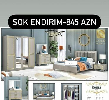 embawood dəhliz mebelləri: İkinəfərlik çarpayı, Dolab, Termo, 2 tumba, Azərbaycan, Yeni