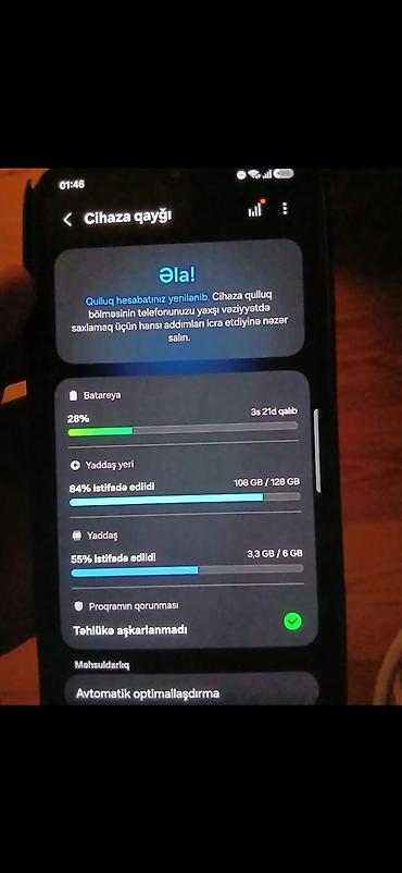apple x fn: Samsung Galaxy A52, 128 GB, rəng - Qara — 2