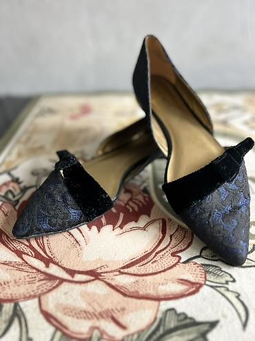 leopard 5: Туфли, 36.5, 37, Mango, Б/у, цвет - Синий, Самовывоз, Платная доставка — 5