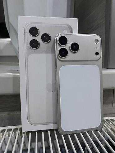 Apple iPhone: IPhone 17 Pro Max, Новый, 256 ГБ, Белый, Чехол, Коробка, 89 % — 1