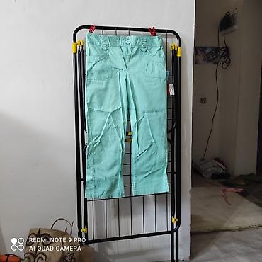 летние джинсы: Брюки Лето, Б/у, L, XL — 6