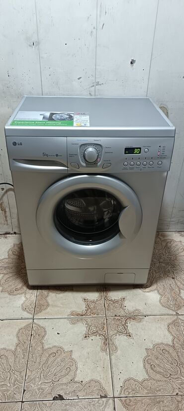 kiraye masinlar 20 azn 2019: Paltaryuyan maşın LG, 5 kq, İşlənmiş, Avtomat, Ödənişli çatdırılma