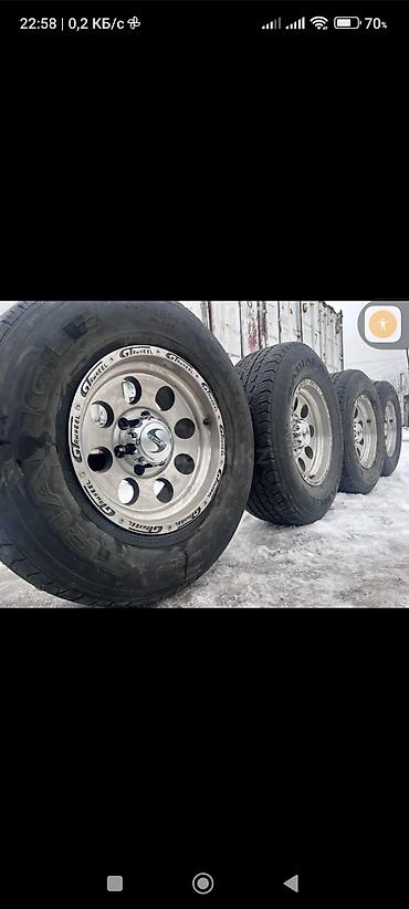Колеса в сборе: Колеса в сборе 265 / 70 / R 16, Всесезонная, Б/у, Комплект, Внедорожные (АТ/МТ), Литые, отверстий - 6 — 5