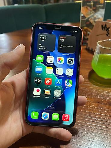 Apple iPhone: IPhone 11, Б/у, 128 ГБ, Красный, 91 % — 8