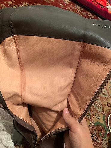 Сапоги: Оригинал GEOX Respire кожаные сапоги из Европы — 7