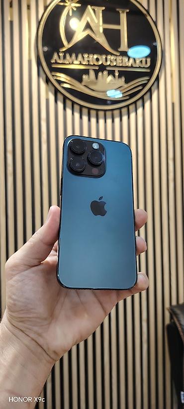 iphone adapter: IPhone 14 Pro, 256 GB, Qara, Face ID, Sənədlərlə, Zəmanət — 1