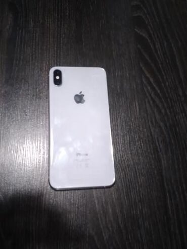 iphone 8 бишкек: IPhone Xs Max, Колдонулган, 64 ГБ, Ак, Каптама, Куту, 80 %