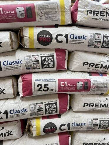 Кафель: Клей для плитки Premix Pro C1 Classic предназначен для внутренних и