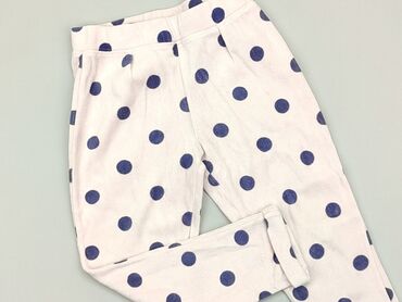 spodnie dresowe dla dziewczynki: Leggings for kids, 4-5 years, 104/110, condition - Good