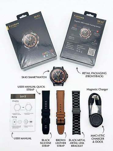 Моби Центр/ Mobi Center Kalobee SK43 — умные часы с AMOLED-дисплеем