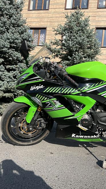 Мотоциклы: Спортбайк Kawasaki, 650 куб. см, Бензин, Взрослый, Б/у — 2
