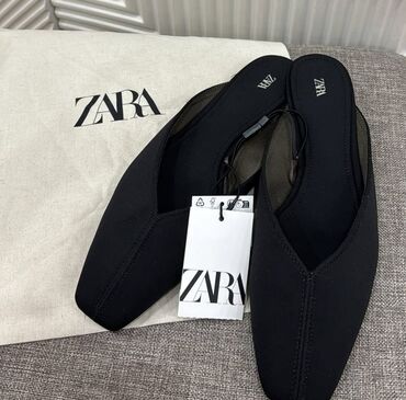 Босоножки, сандалии, шлепанцы: Босоножки, 36, Zara, Новый, цвет - Черный, Самовывоз