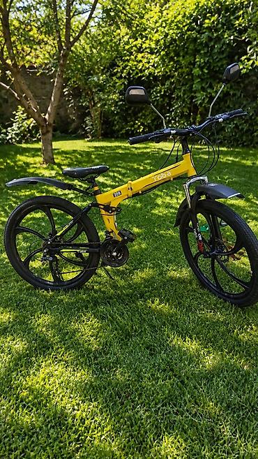 velosipedler: 26lıq Toba. yaxşı vəziyətdə. arxa amortizator cüzi səs edir — 1