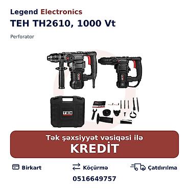 drel desti: Elan başlığı: Perforator TEH TH2610, 1000 Vt Elan mətni: Legend — 1