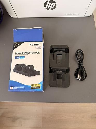 nintendo controller: Зарядная док-станция DOBE Dual Charging Dock для геймпадов PS4 — 1