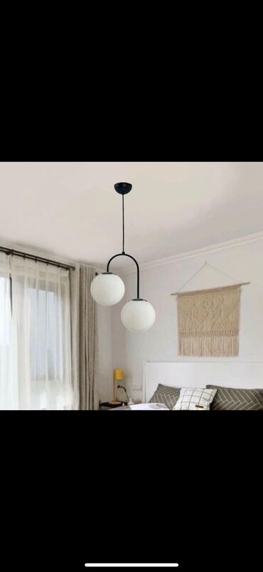 lusturlər: Çılçıraq, 2 lampa, Metal