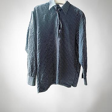 kargo pantalone muske: Gianfranco Ferré Studio muška košulja na pruge - Model: klasična — 1